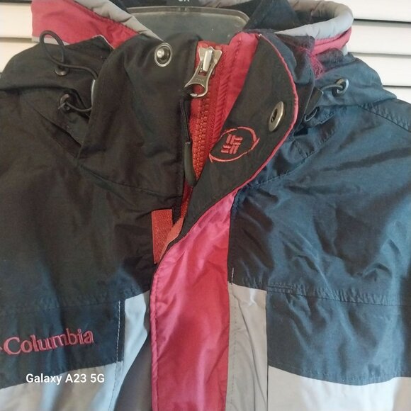 Columbia Mens Bugaboo Interchange Jacket Medium Red & Gray Waterproof - Picture 7 of 13